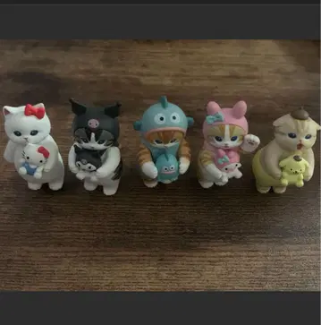 산리오 변신 피규어 5종 세트