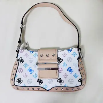 [새상품급] GUESS 컬러풀 로고 핸드백