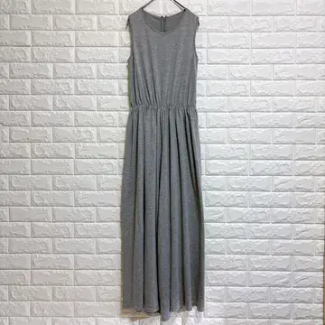 ViS 비스 그레이 올인원 와이드 팬츠 M 사이즈