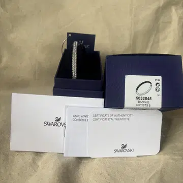 Swarovski 뱅글 크리스탈 실버