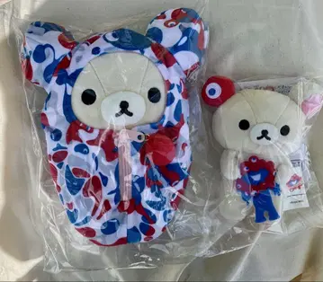 오사카 만국 박람회 봉제 인형 코리락쿠마 2개 세트