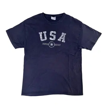 90년대 Hanes "USA" 티셔츠 구제 의류 페