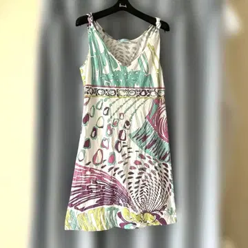 EMILIO PUCCI 슬리브리스 무릎 기장 원피스