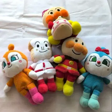 호빵맨 봉제 인형 5개 세트