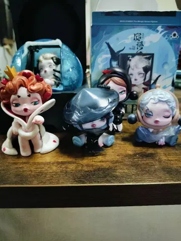 POP MART SKULLPANDA 피규어 5종 세트