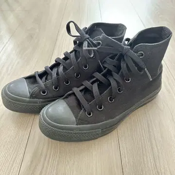 컨버스 CONVERSE 블랙 하이컷 올스타 23.5cm