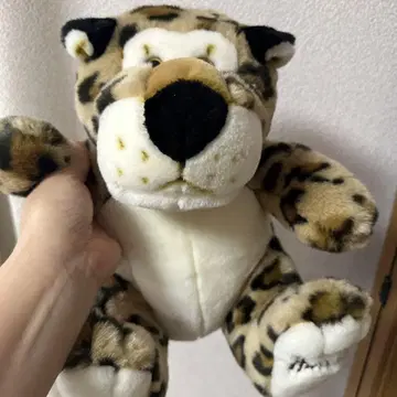 박스형 Harrods 표범 봉제 인형 약 30cm