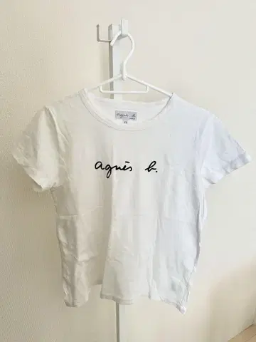 agnes b. 에네스베 여성용 로고 티셔츠