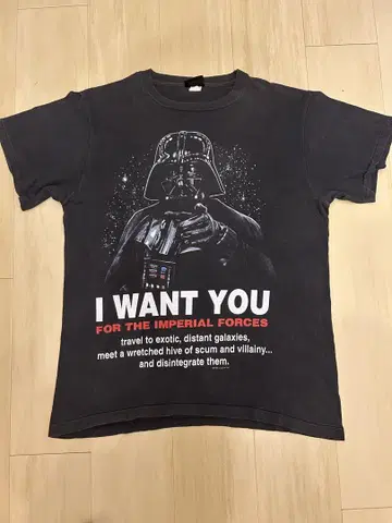 STAR WARS 스타워즈 다스 베이더 티셔츠 블랙 90s