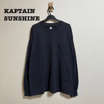 KAPTAIN SUNSHINE 허리 코스트 롱 티셔츠