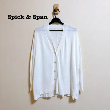 Spick & Span ICECOTTON BIG V 가디건