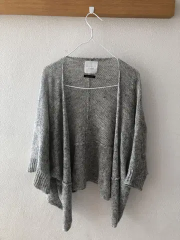 RAY BEAMS 5부 소매 가디건 린넨 100%