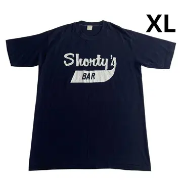 80s USA제 Sportswear 티셔츠 XL 네이비 Shorty's