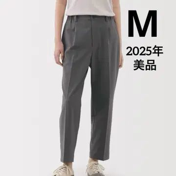 MUJI 스트레치 축구 이지 테이퍼드 팬츠 통기성 M