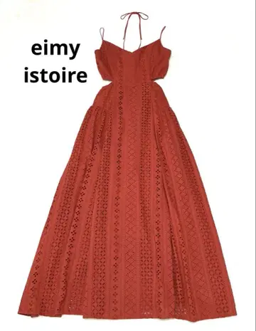 [완판 컬러] eimy istoire 코튼 레이스 커팅 원피스