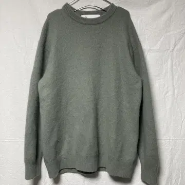 green label relaxing 해밀턴 라무 울 래글런 니트