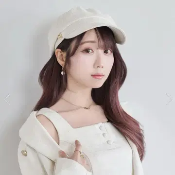 로제 뮤즈 Rose Muse 헌팅 캡 아이보리