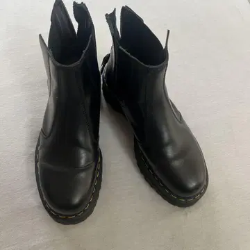 Y's 2976 Quad 블랙 사이드 고어 부츠 US11