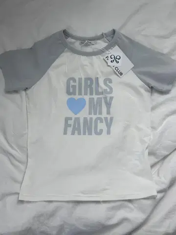 FANCY CLUB 래글런 슬리브 티셔츠