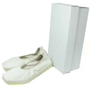 GAIMO 가이모 플랫슈즈 24.0cm EU38 L/WHT