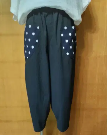 유카타 원단 벌룬 팬츠