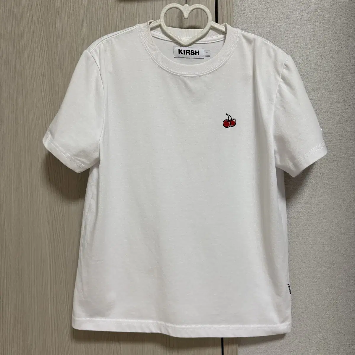 ★KIRSH★ Kirsh X Sunwonbird Semi Cropped Raglan T-Shirt Mel KIRSH PLAIN COLOR MIX RAGLAN CROP T-SHIRT - BLACK - KIRSH