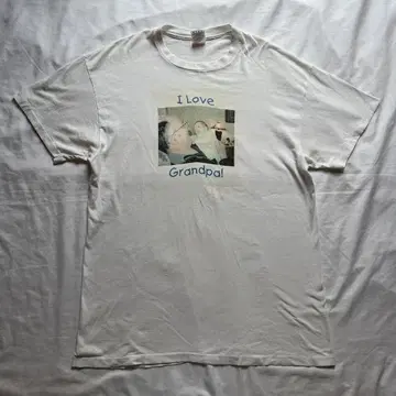 90s hanes 티셔츠 i love granpa 헤인즈