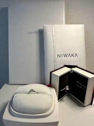 NIWAKA 다이아몬드 반지 시로스즈