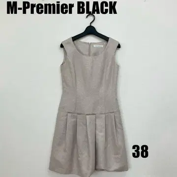 0037M M-Premier BLACK 무릎 기장 원피스 여성