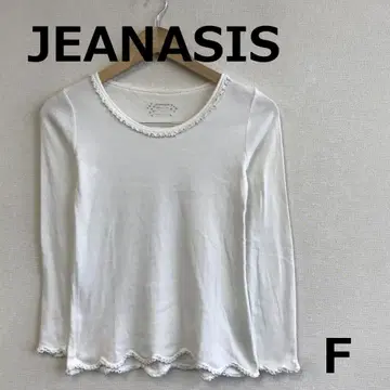 C0625A12 [ JEANASIS ] 비즈 레이스 티셔츠