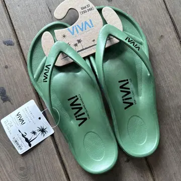 VIVA! 비바 아일랜드 비치 샌들 24cm 카키 일본제