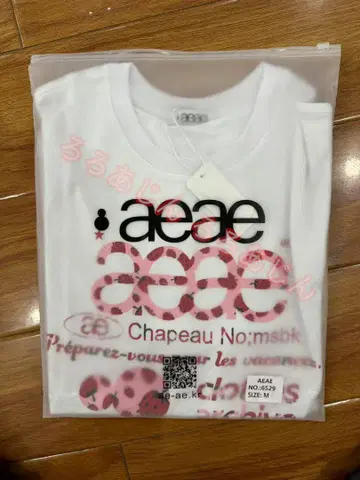 aeae 화이트 티셔츠 M 사이즈