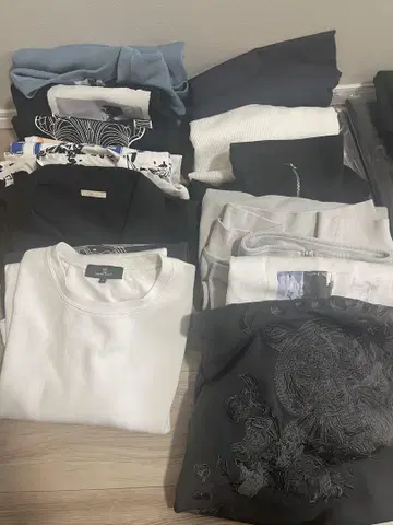 캐주얼 코튼 탑 세트