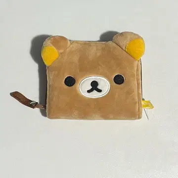 리락쿠마 봉제 인형 지갑 접이식 지갑