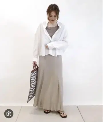 DouDou 큐프라 플레어 스커트