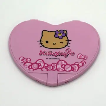 미사용 새상품 키티 햇볕에 탄 키티 갸루 키티 하트 모양 거울