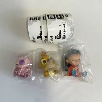 릴로 & 스티치 어깨 쿵 피규어 3종 세트 가챠