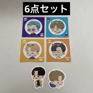 BTS 스시로 콜라보 스티커 피크