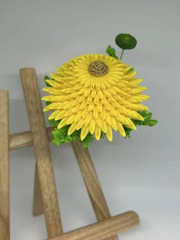 금죽당제 교토 기온 마이코 헤어콤 10월 국화 대형