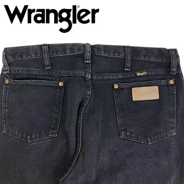 06M012 Wrangler 13MWZ USA 제작 살파 블랙 데님