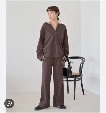FREE'S STORE 브라운 셋업