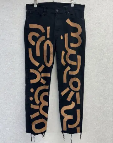 Imperfect Denim 아트 프린트 데님