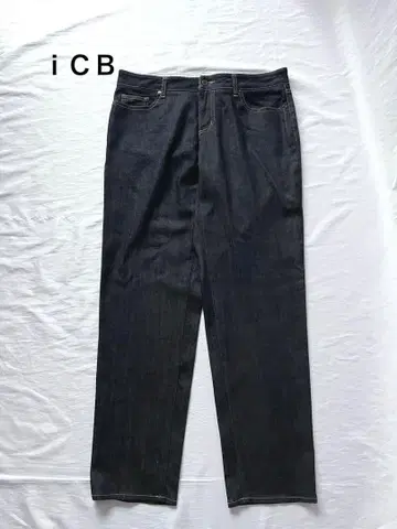 빅 사이즈 iCB 데님 팬츠 테이퍼드 인디고 아이시비 XL