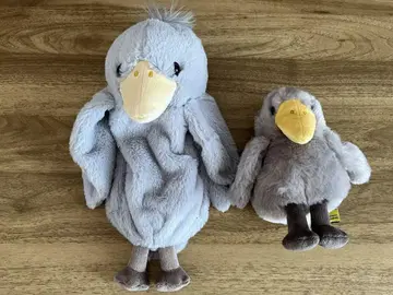 [인기 귀중] 덤불황새 봉제 인형 파우치 2세트