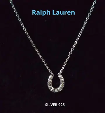 Ralph Lauren 랄프 로렌 말발굽 실버 목걸이 각인 있음
