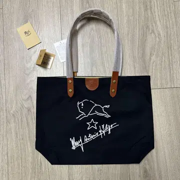 IL BISONTE 일비종떼 토트백 사인 가죽 & 캔버스
