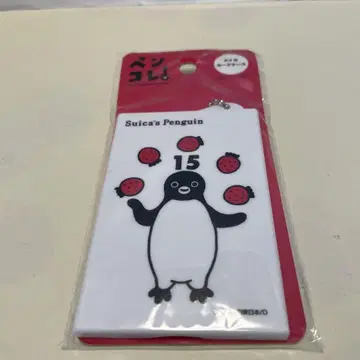 펜코레! Suica 펭귄 IC 카드 케이스 딸기 수박 15주년