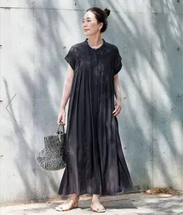 블랙 손세탁 가능/보일 원피스