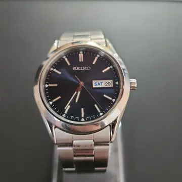SEIKO 7N43-9080 데이데이트 워치 쿼츠 남성용 작동품