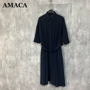 AMACA 셔츠 원피스 38